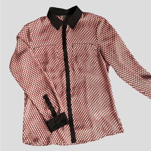 A/X Armani Exchanged Button-up Blouse Size S - Picture 8 of 10